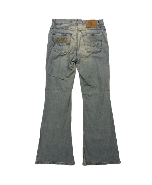 Arizona 1973 flared embroidered jeans