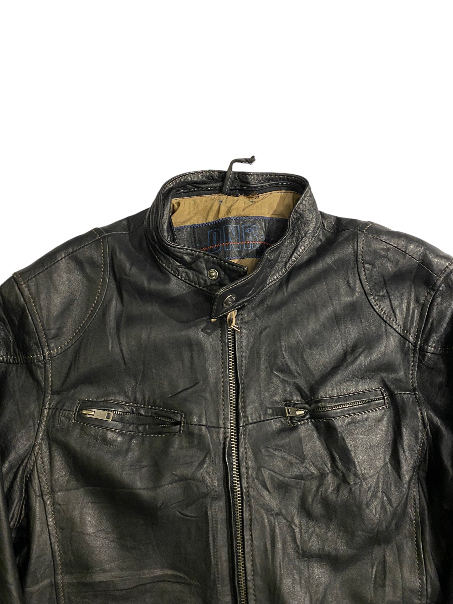 DNR motor leather jacket