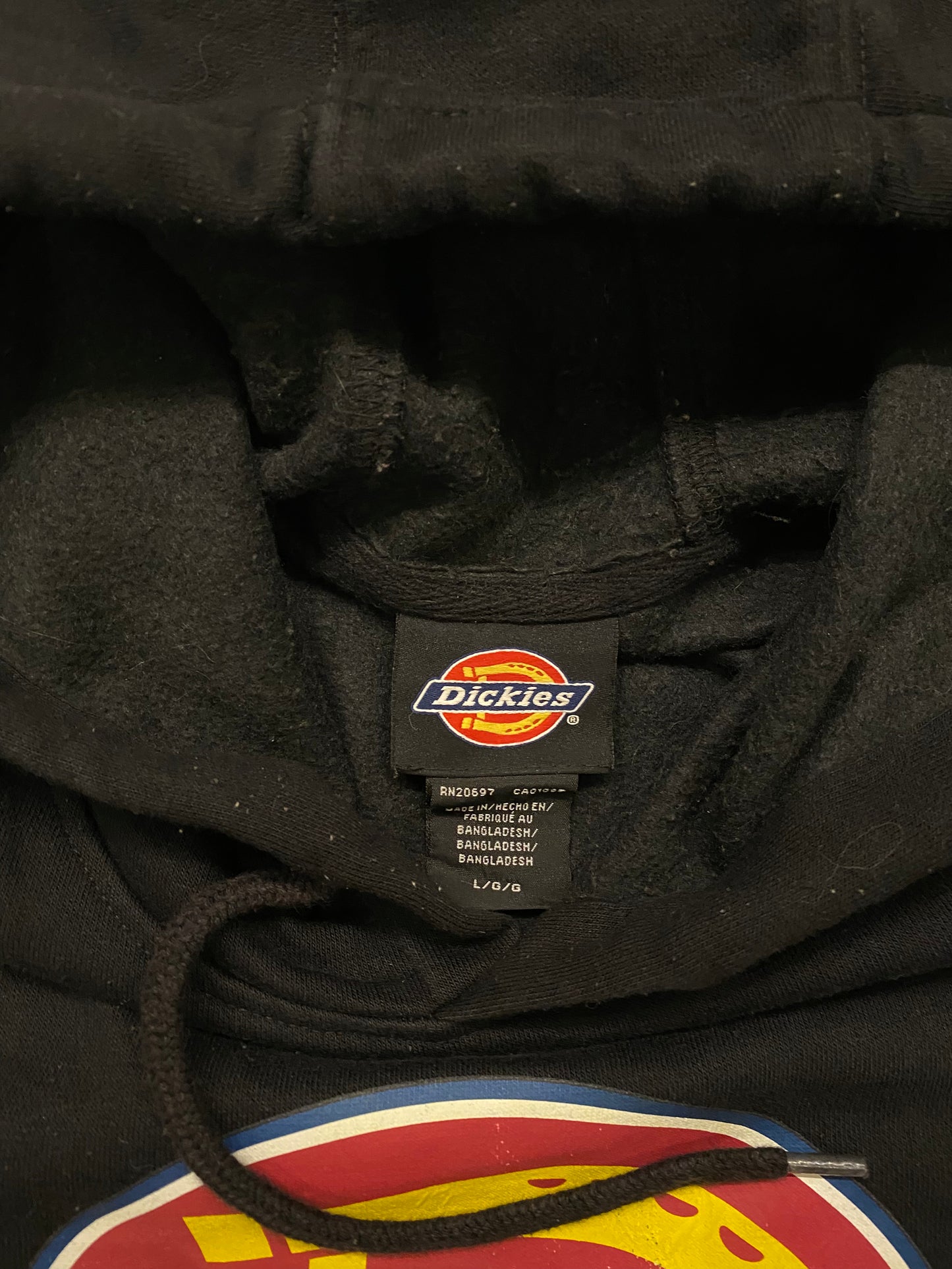 Dickies black logo hoodie