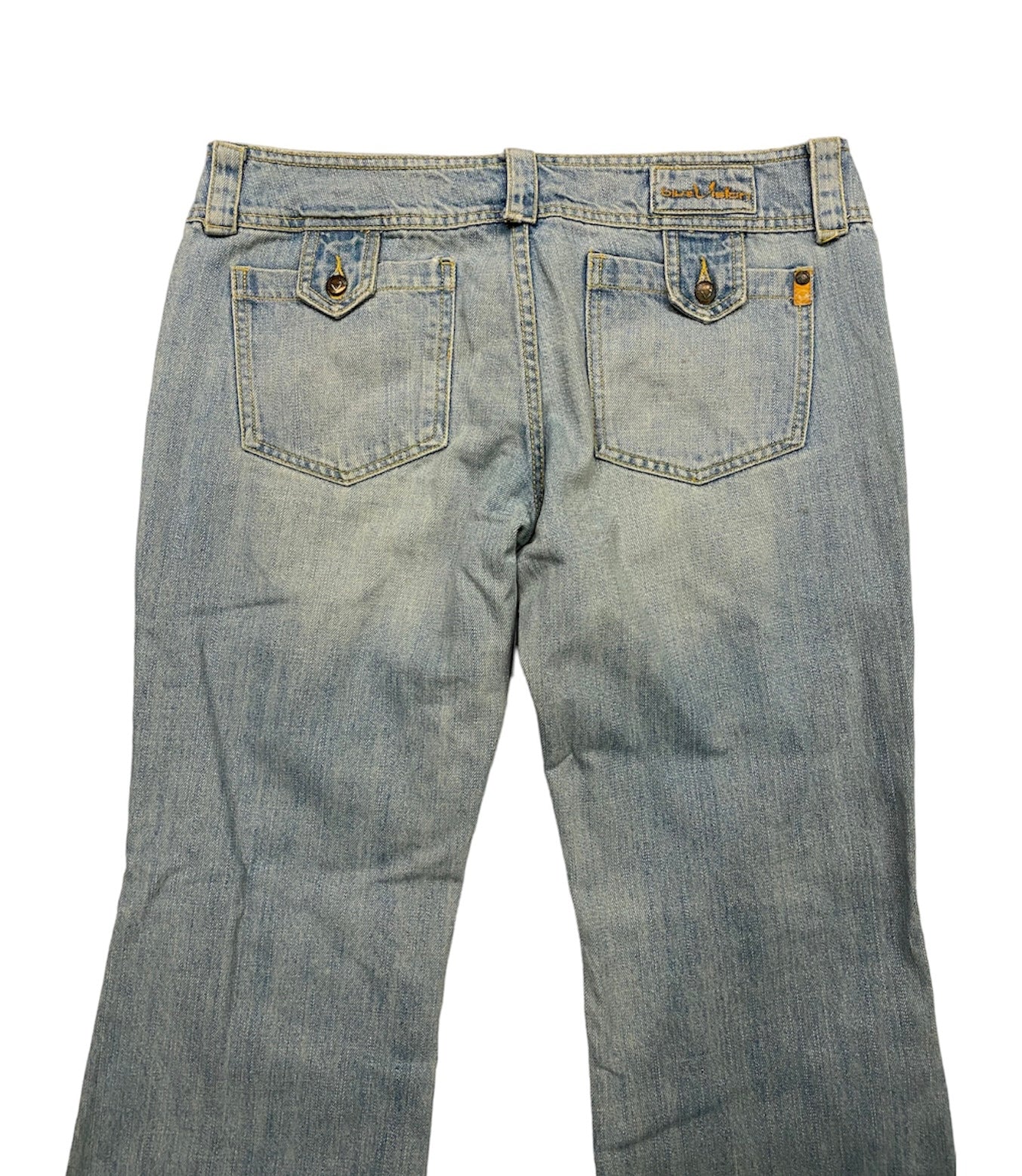 Blue vision vintage washed jeans