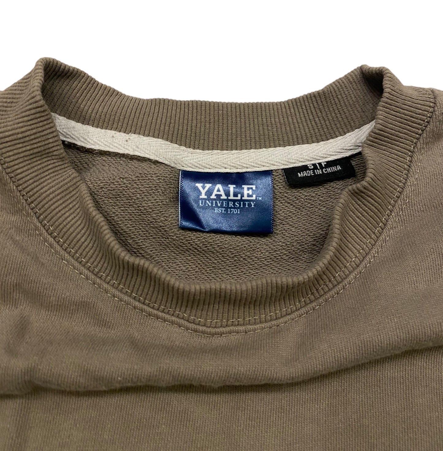 Yale university recycled crewneck