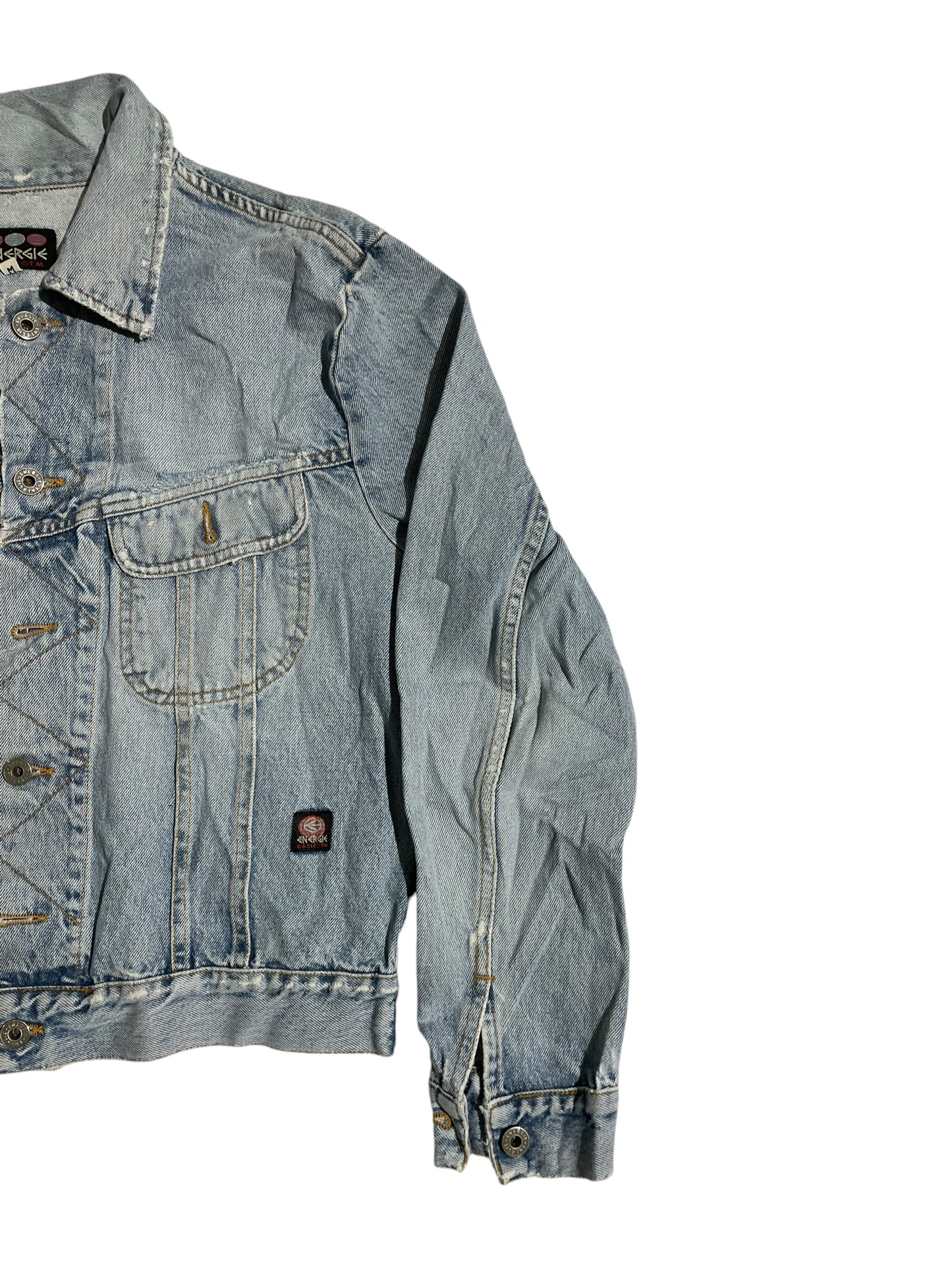 Energy cropped denim jacket