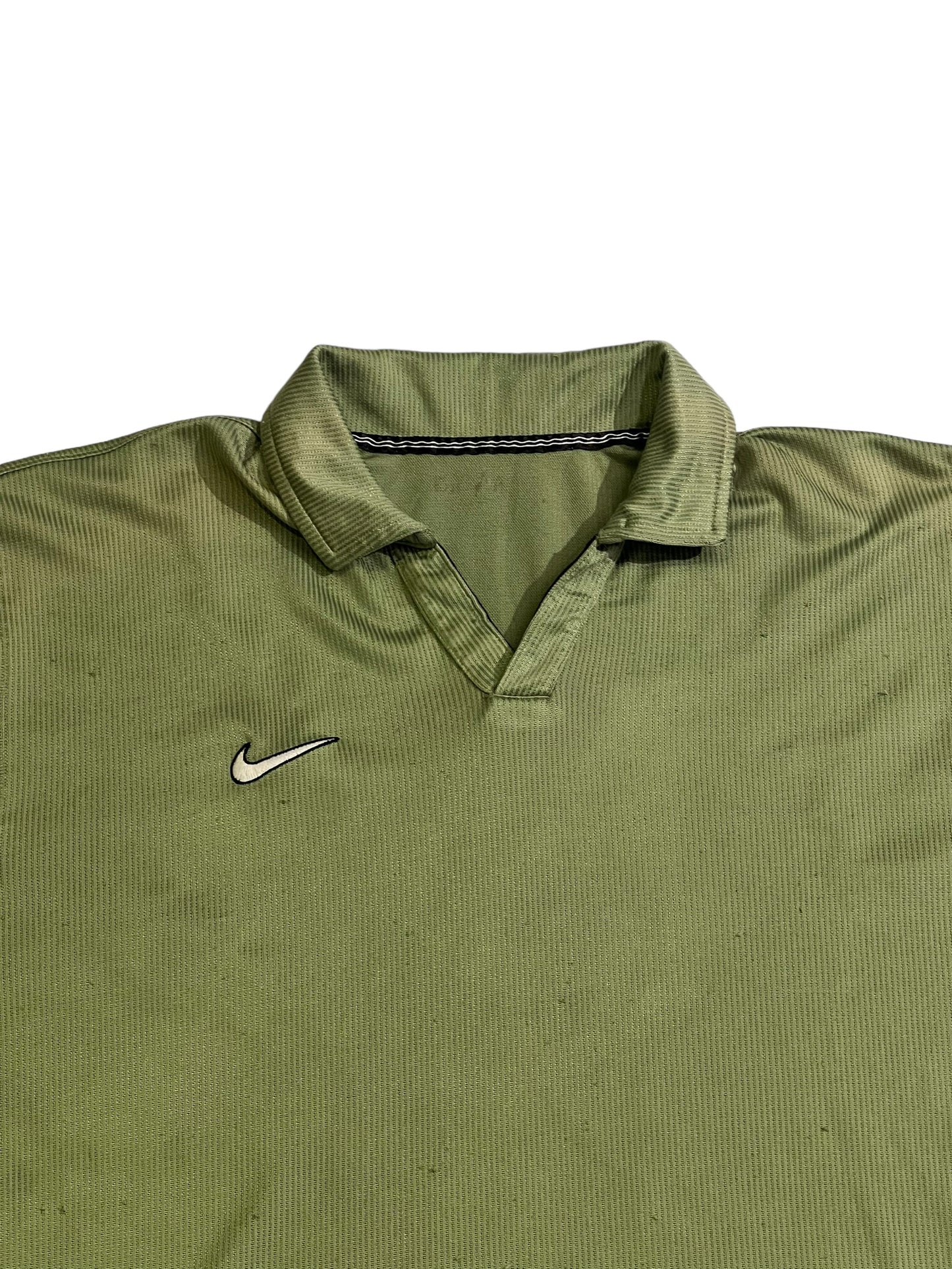 Nike green polo