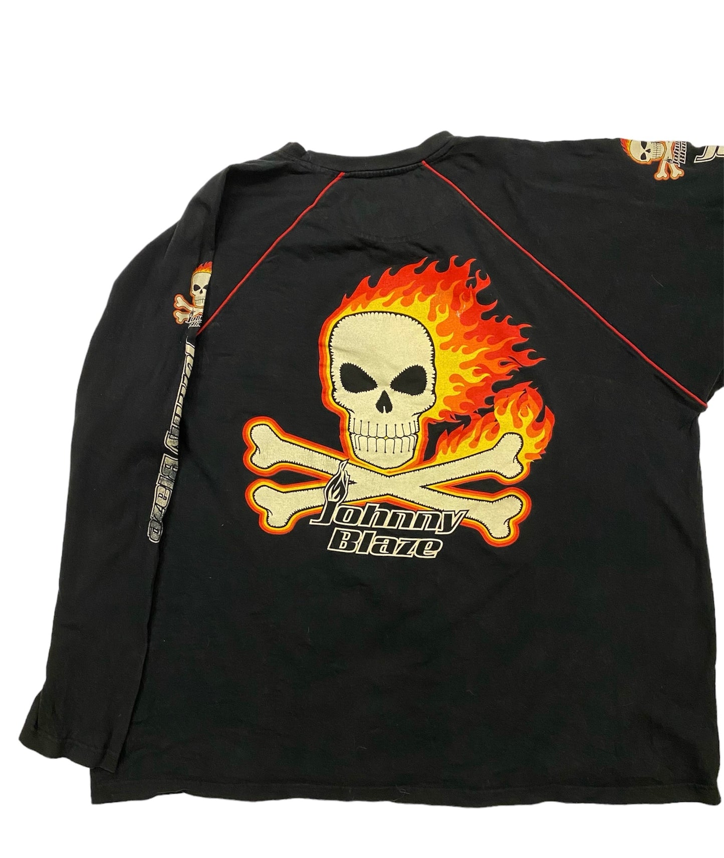 Johnny Blaze flames longsleeve