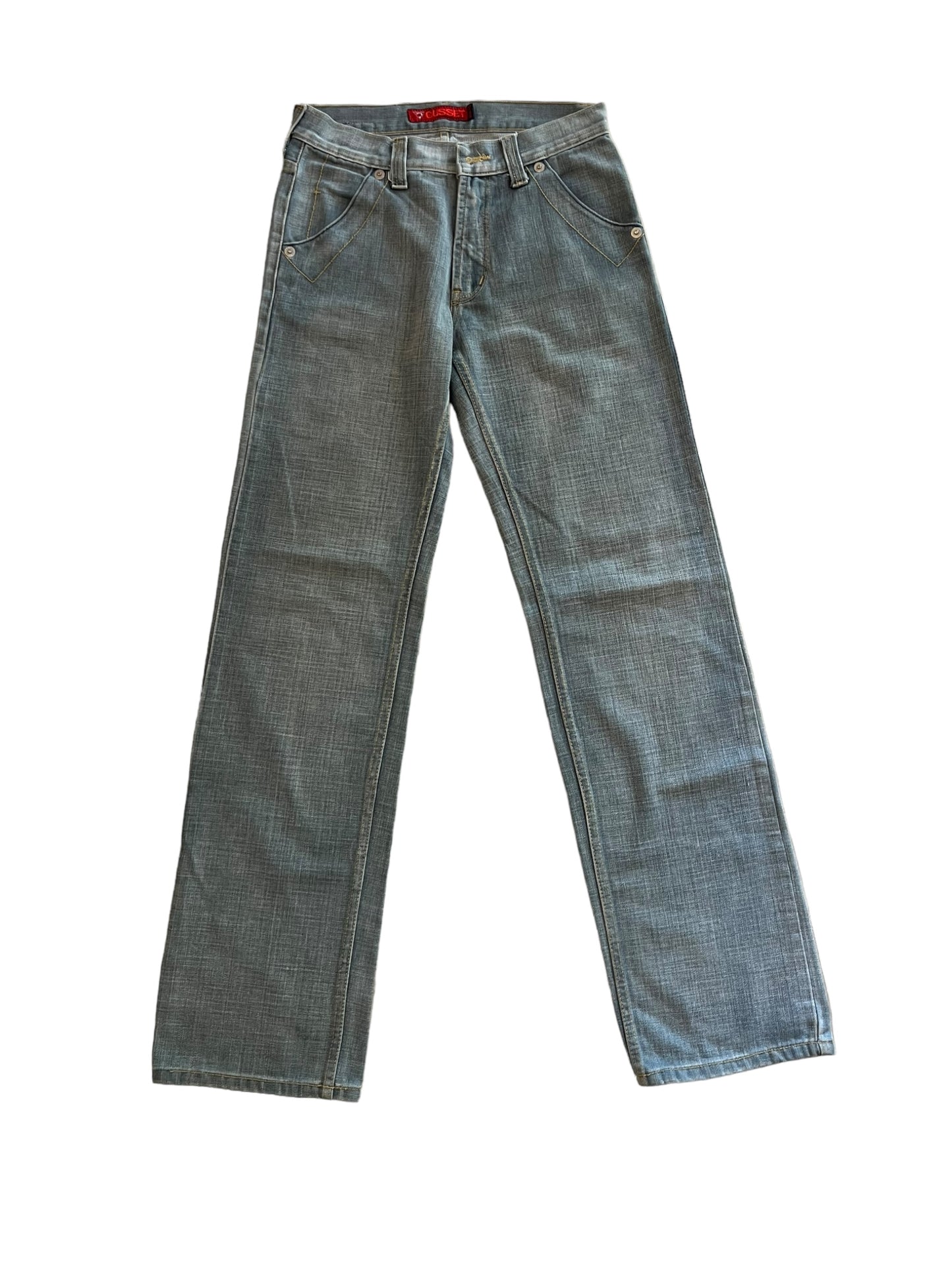 Gusset denim jeans