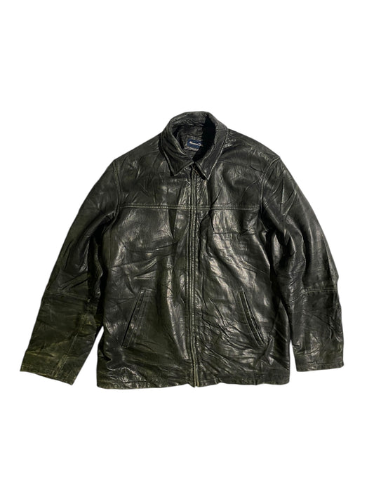 Massimo dutti leather jacket