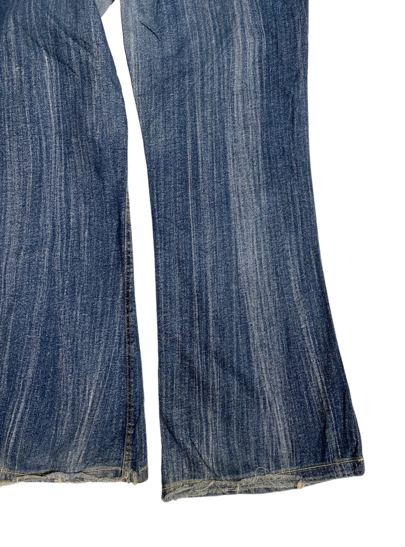 Vintage flared washed jeans