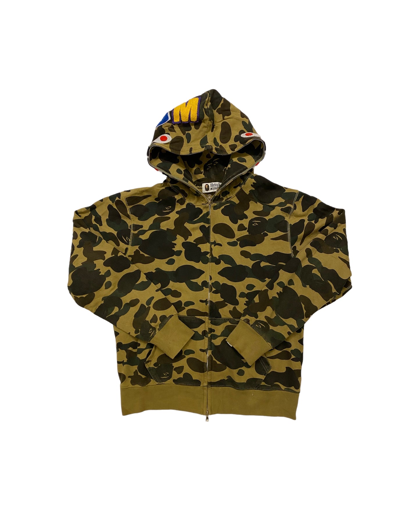 Authentic bape cameo full zip