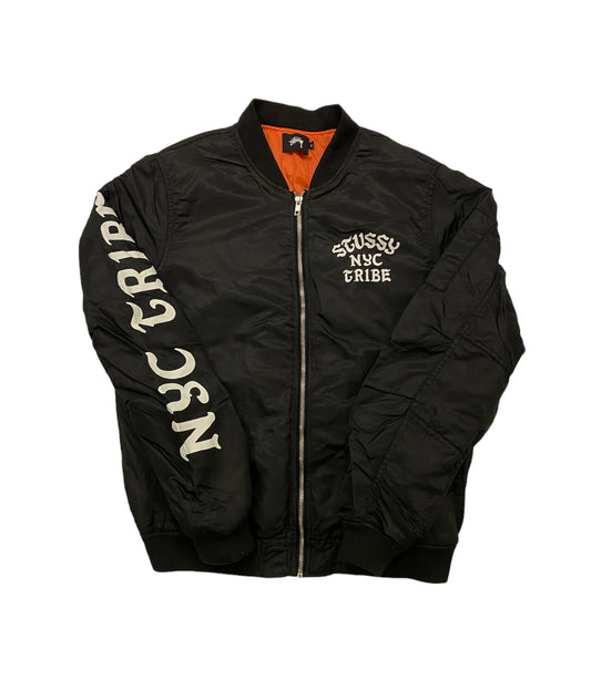 Stüssy NYC tribe bomber jacket