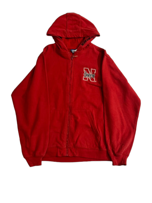 Huskers y2k zip up