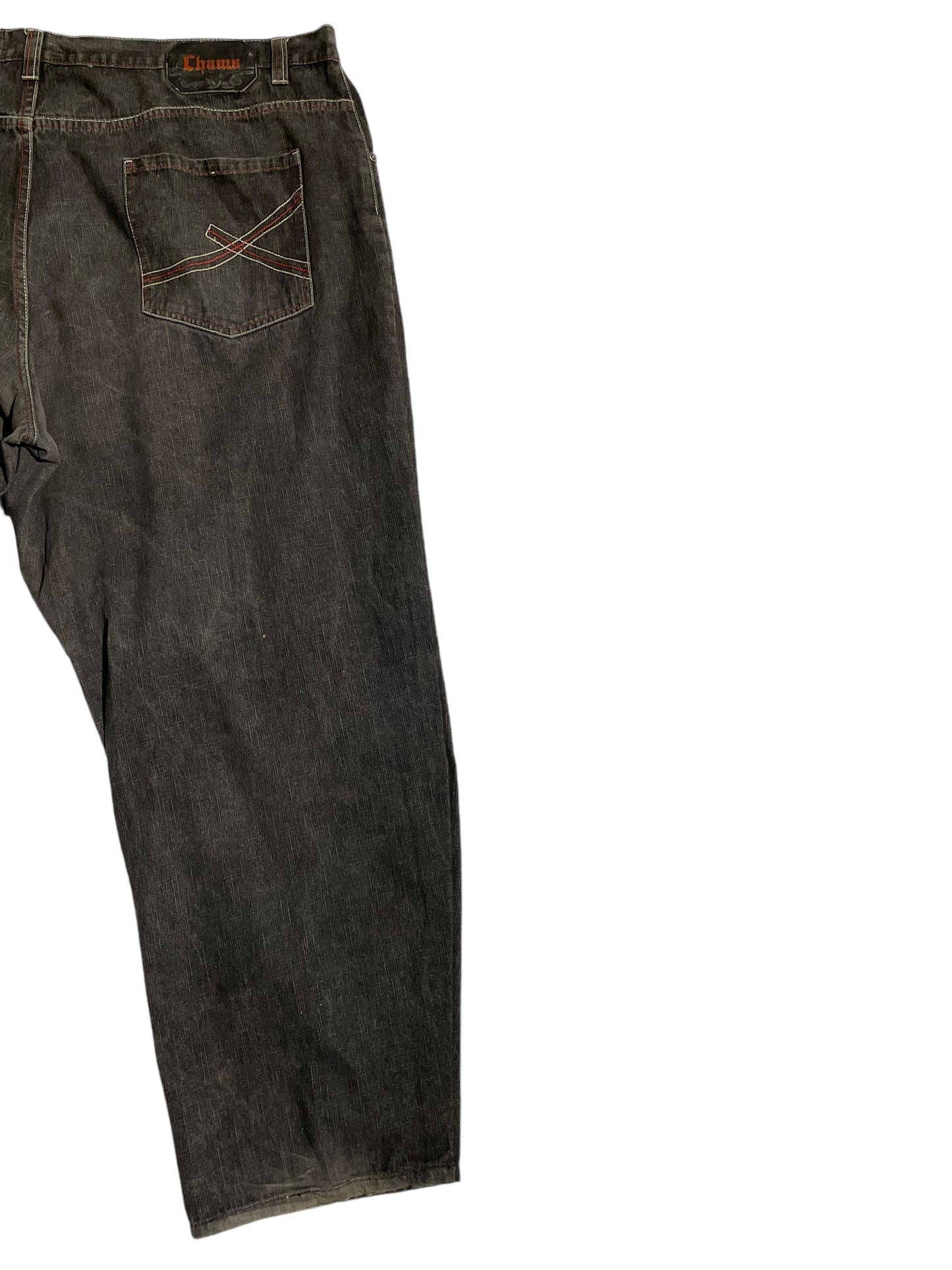 Champs y2k black baggy jeans