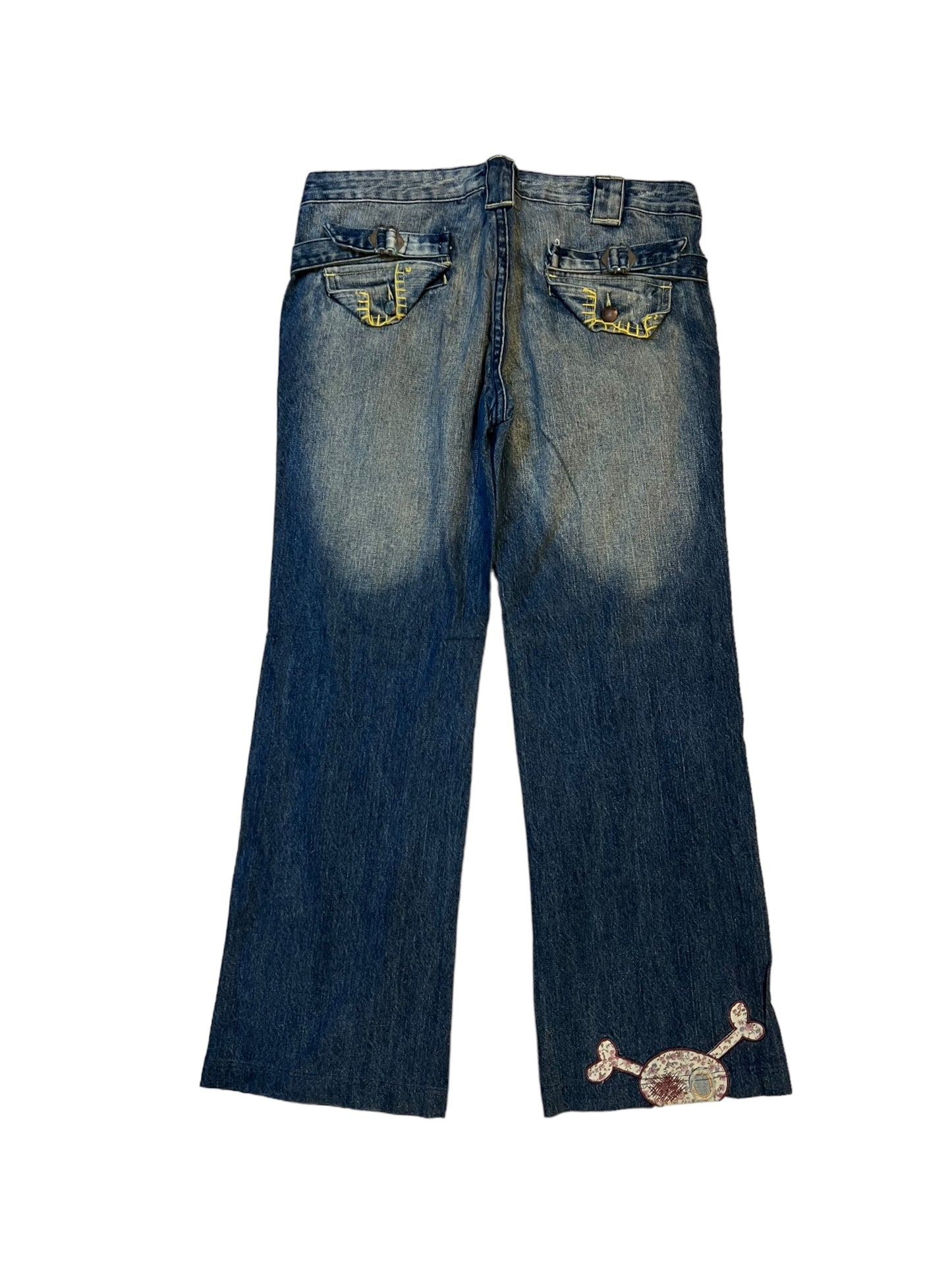 P.N.S embroidered baggy jeans