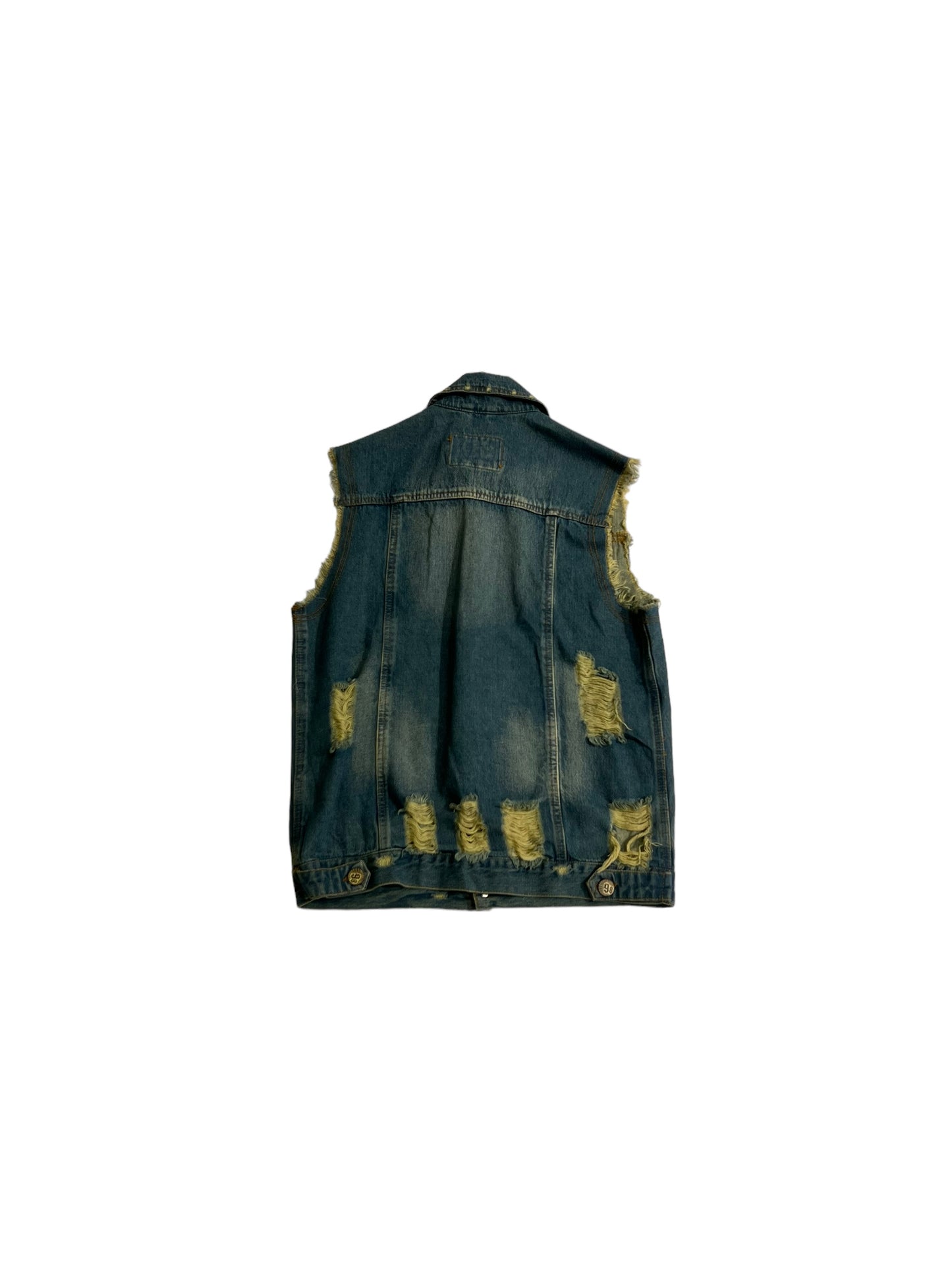 98 Club distressed vest