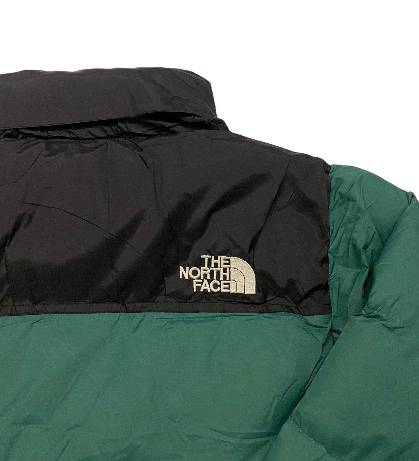 The north face 1996 green nuptse jacket