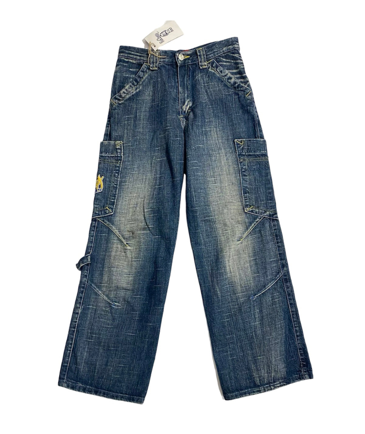 Boykids carpenter embroidered jeans