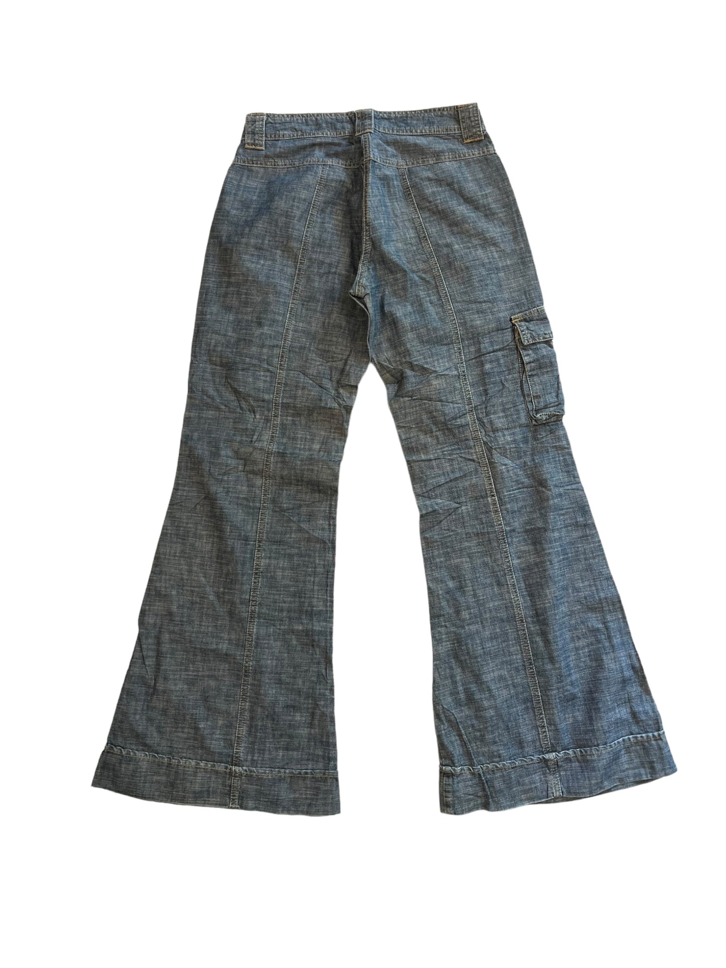 inblue flared baggy jeans