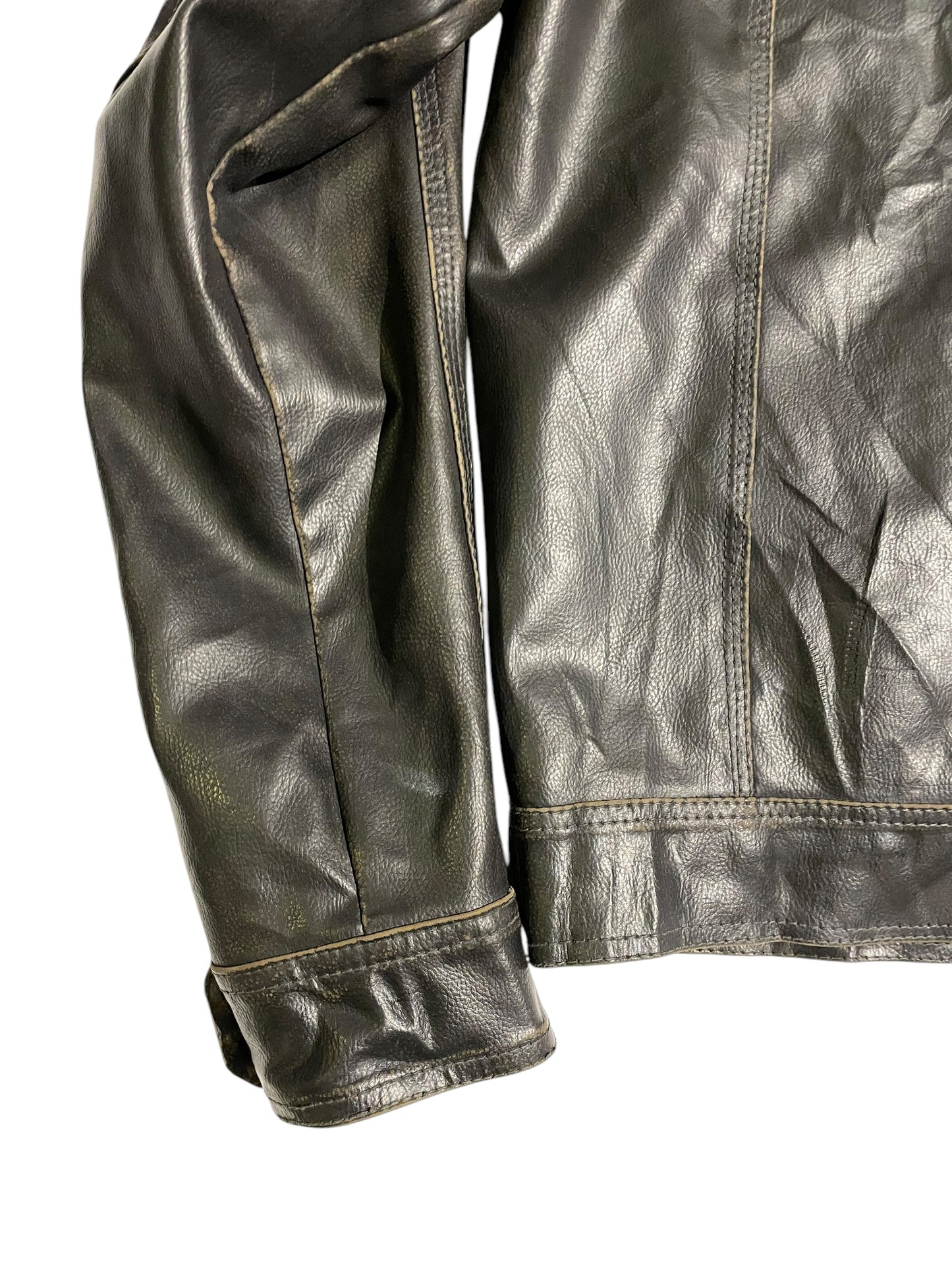 Rivers vntg leather jacket