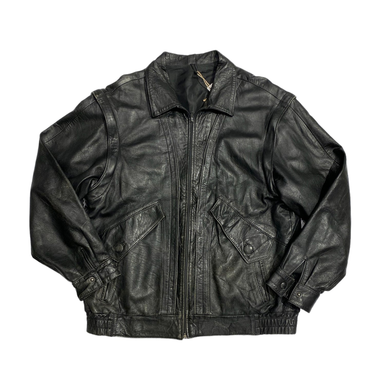 Vintage cut leather jacket