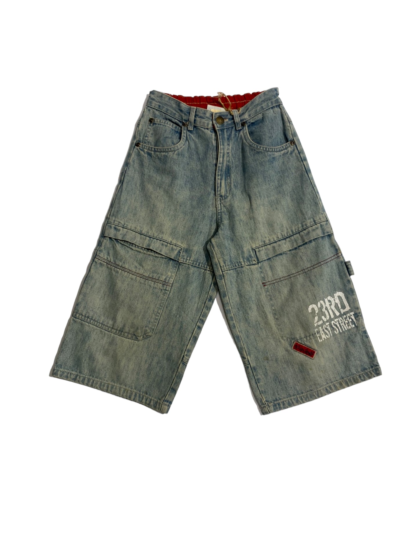 Youngster printed jorts