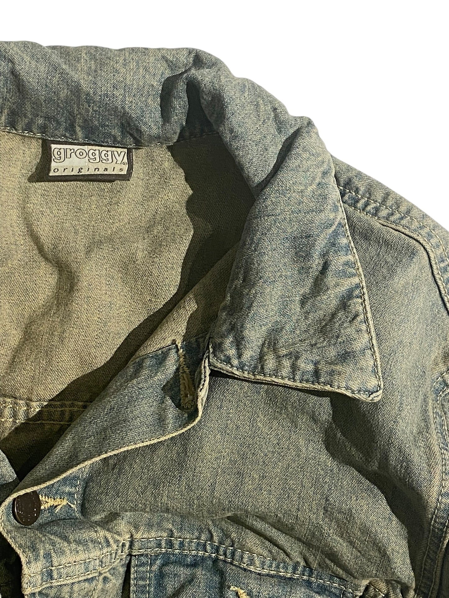 Groggy boxy fit denim jacket