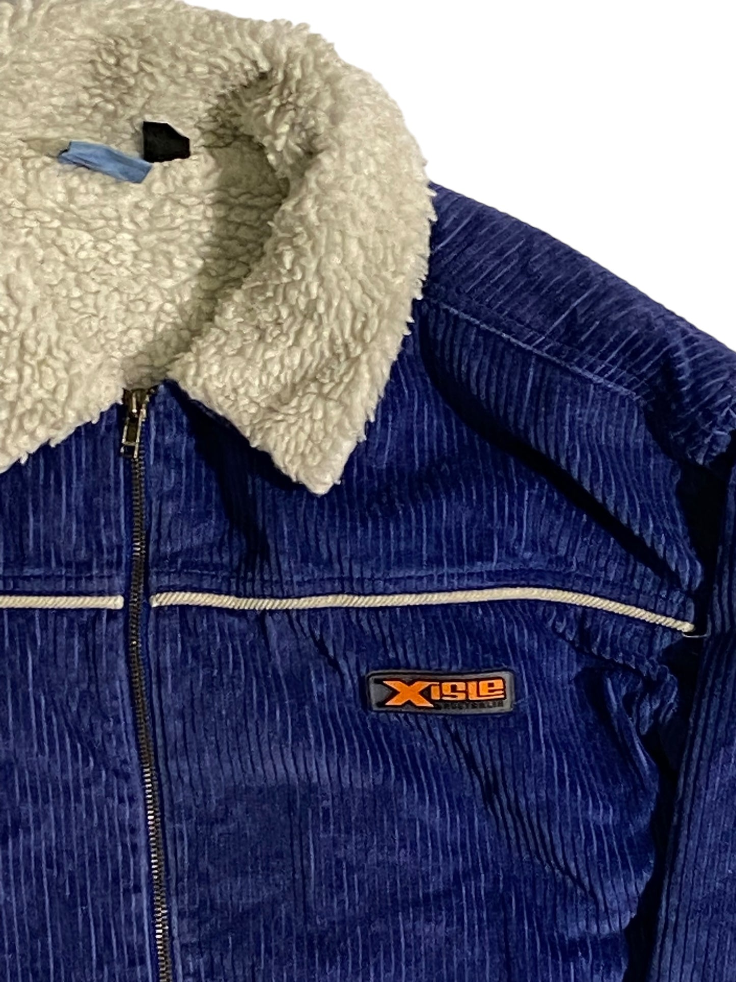 X-isle fur lined corduroy jacket