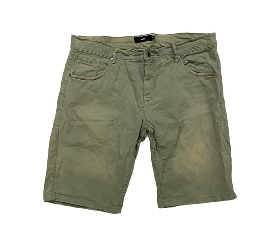 Celio washed green shorts