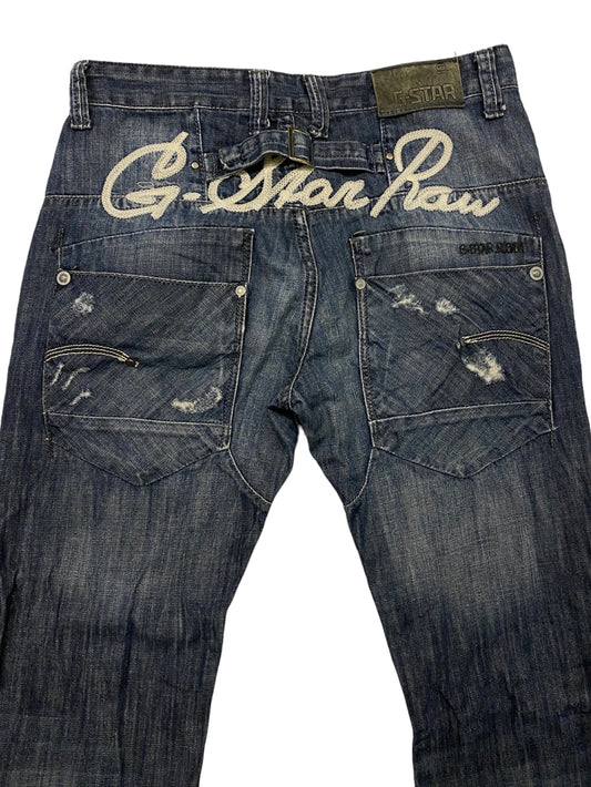 G-Star vintage embroidered jeans