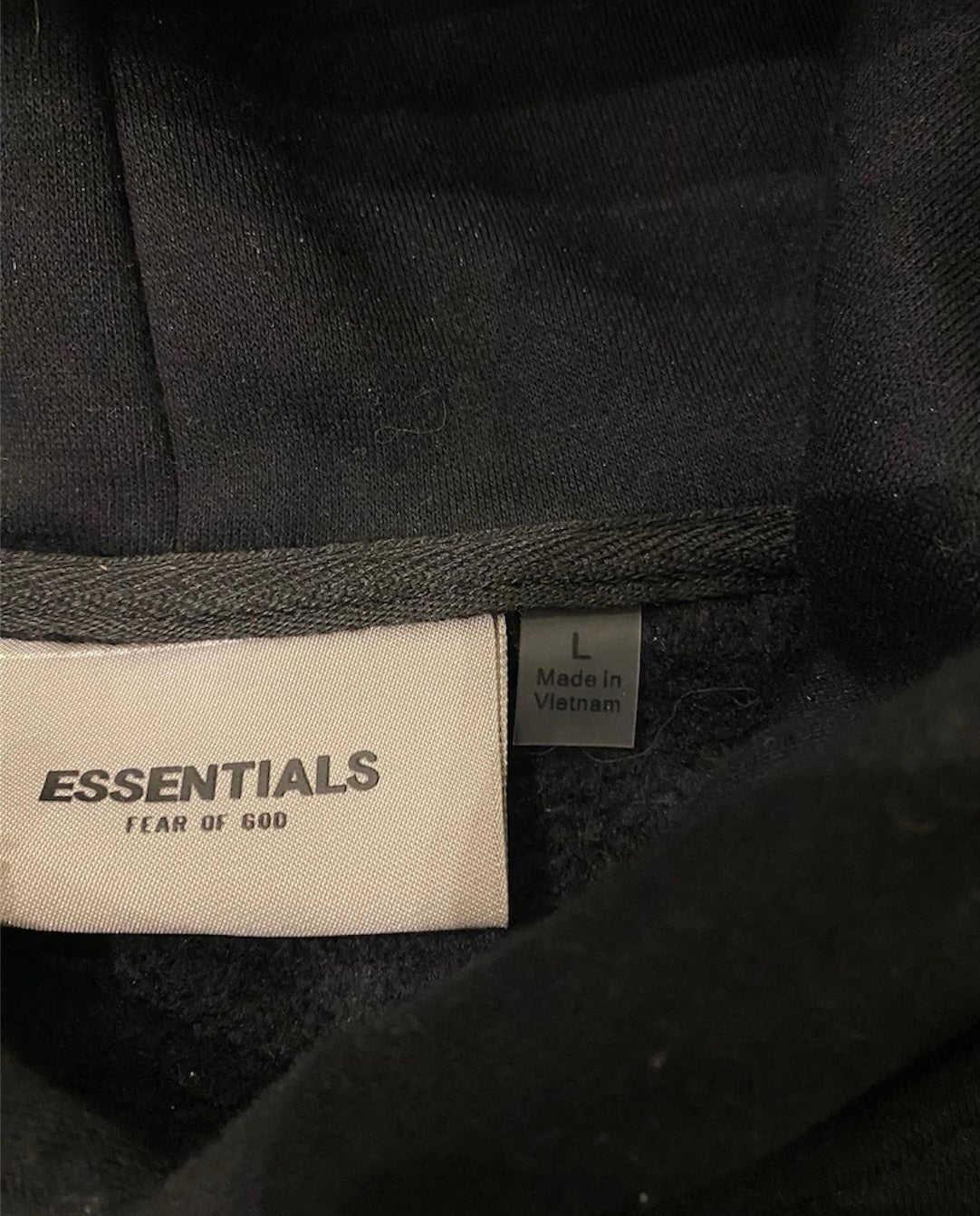 Essentials FOG Black hoodie