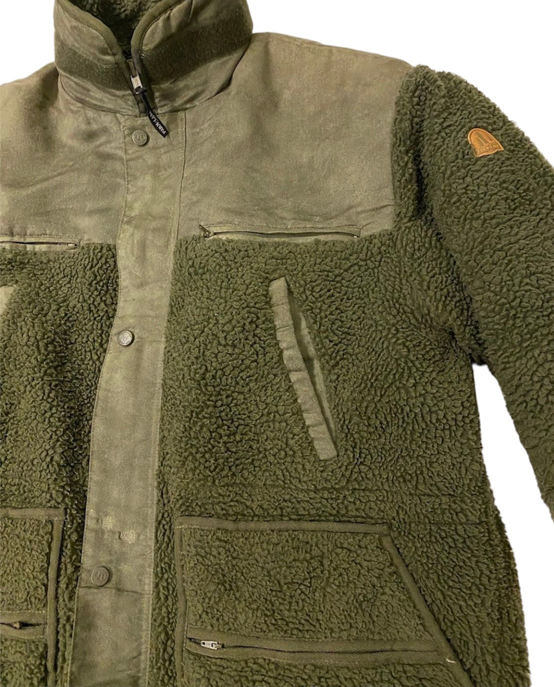 Farm-land german forest fleeced jacket