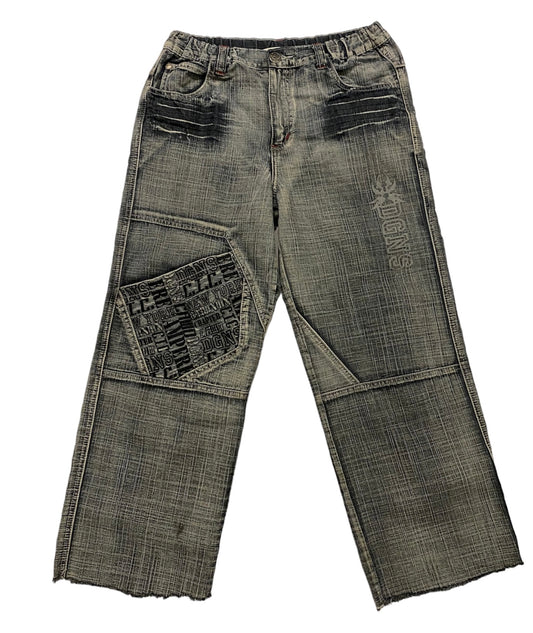 DGNS vintage embroidered jeans