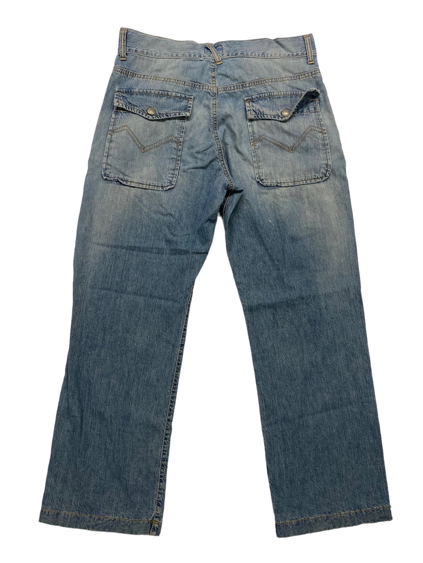 Energy vintage multi-pocket jeans