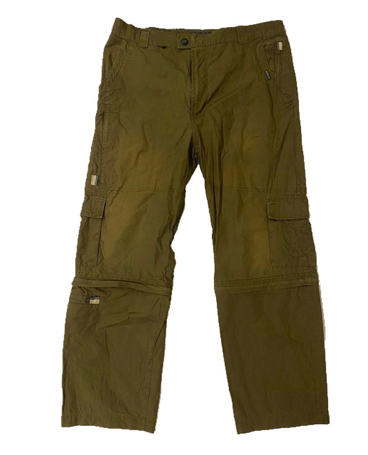 Biaggini multiple pocket olive cargo pants