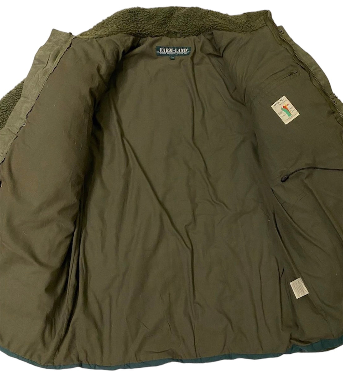 Farm-land german forest fleeced jacket