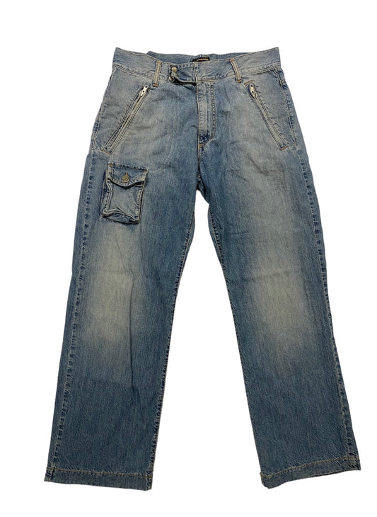 Energy vintage multi-pocket jeans