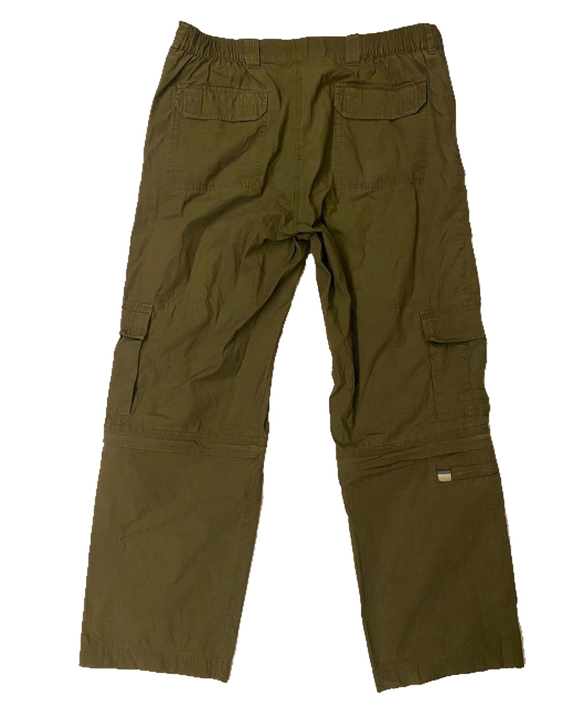 Biaggini multiple pocket olive cargo pants