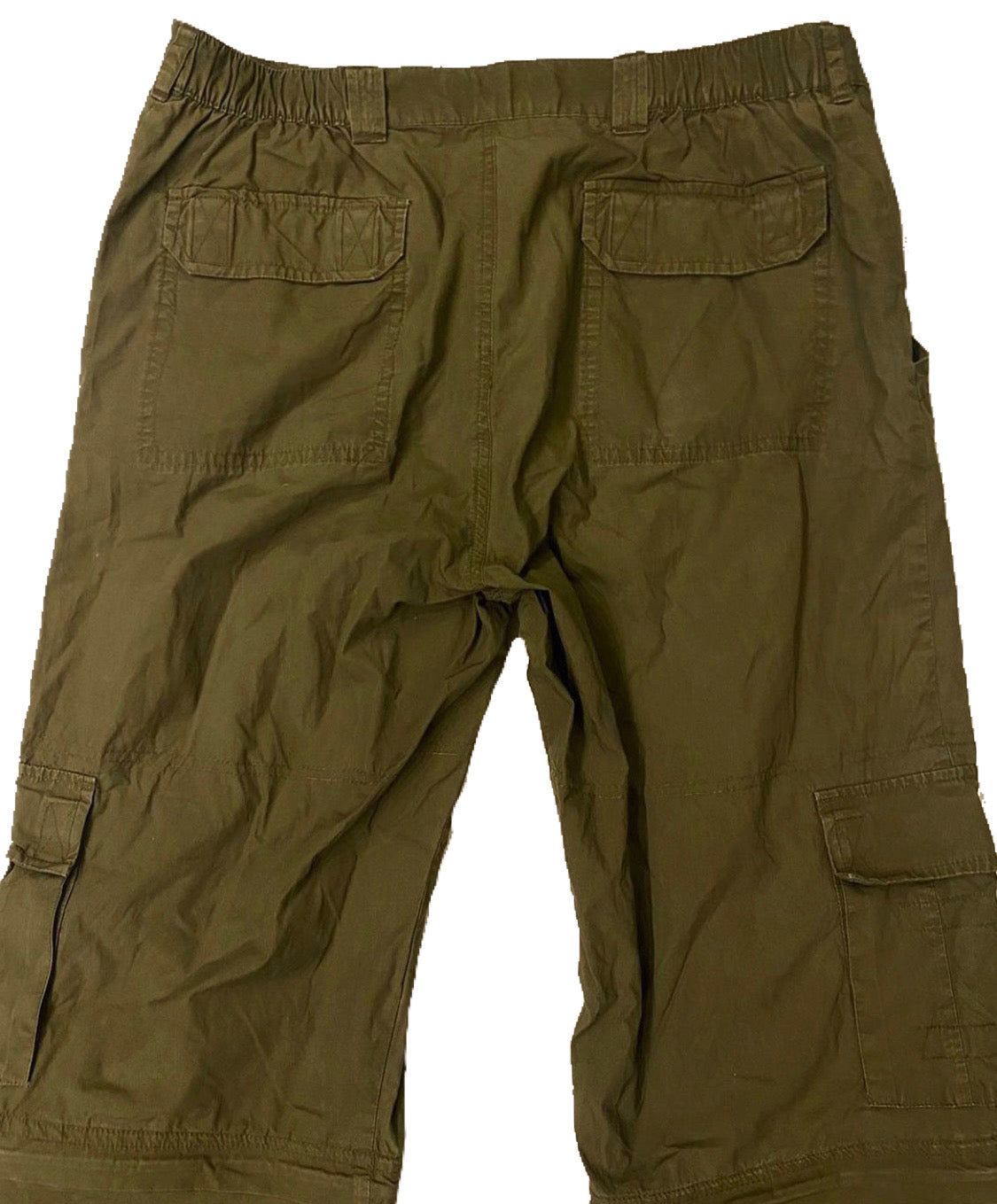 Biaggini multiple pocket olive cargo pants