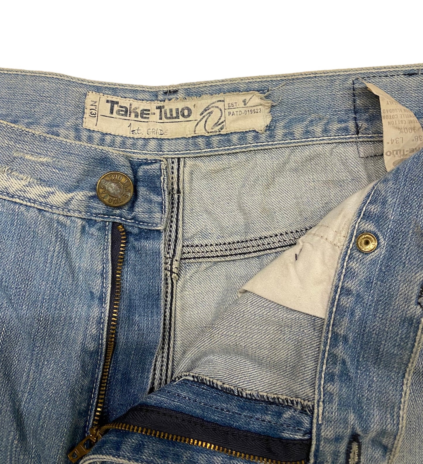 Take-Two 1st grade wide-leg carpenter jeans