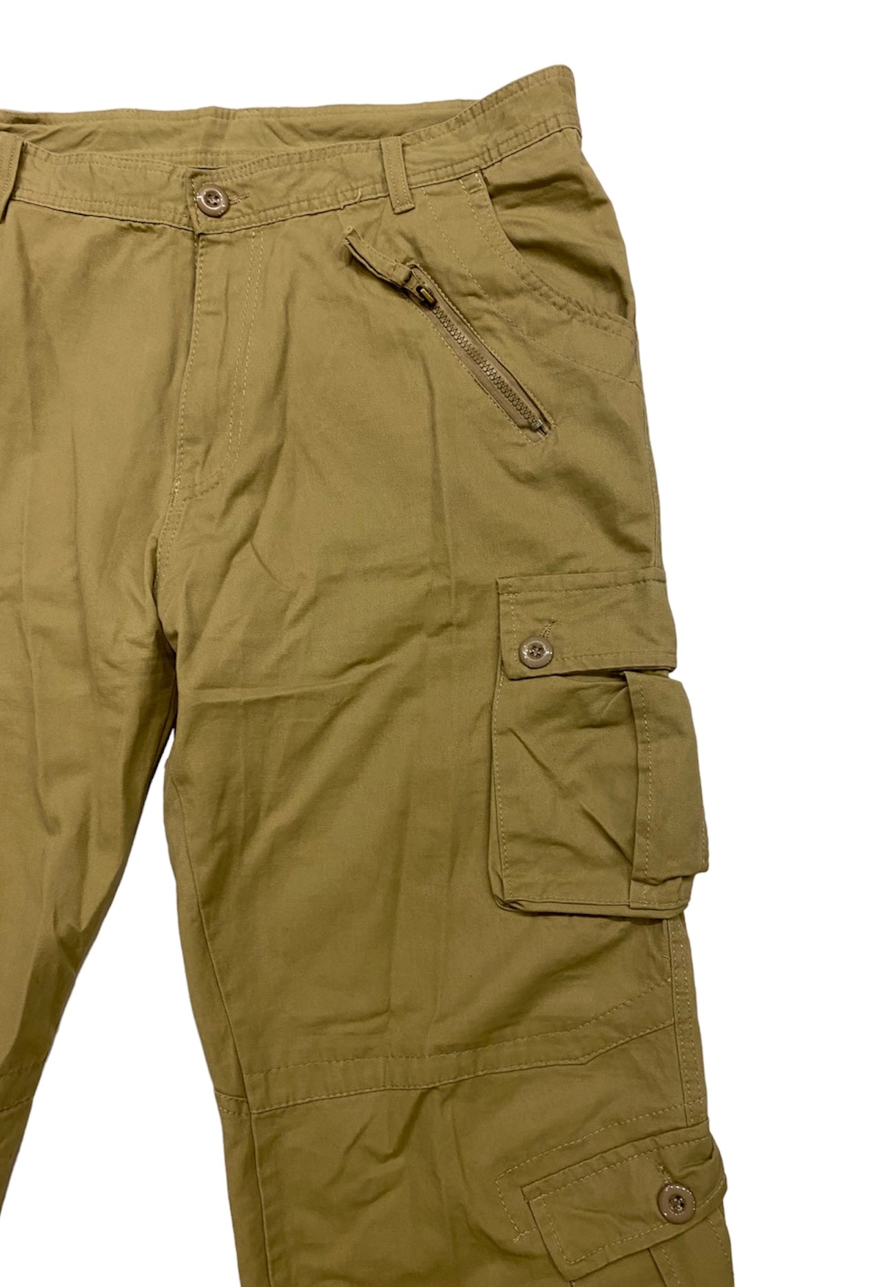 Multi-pocket vintage cargo pants