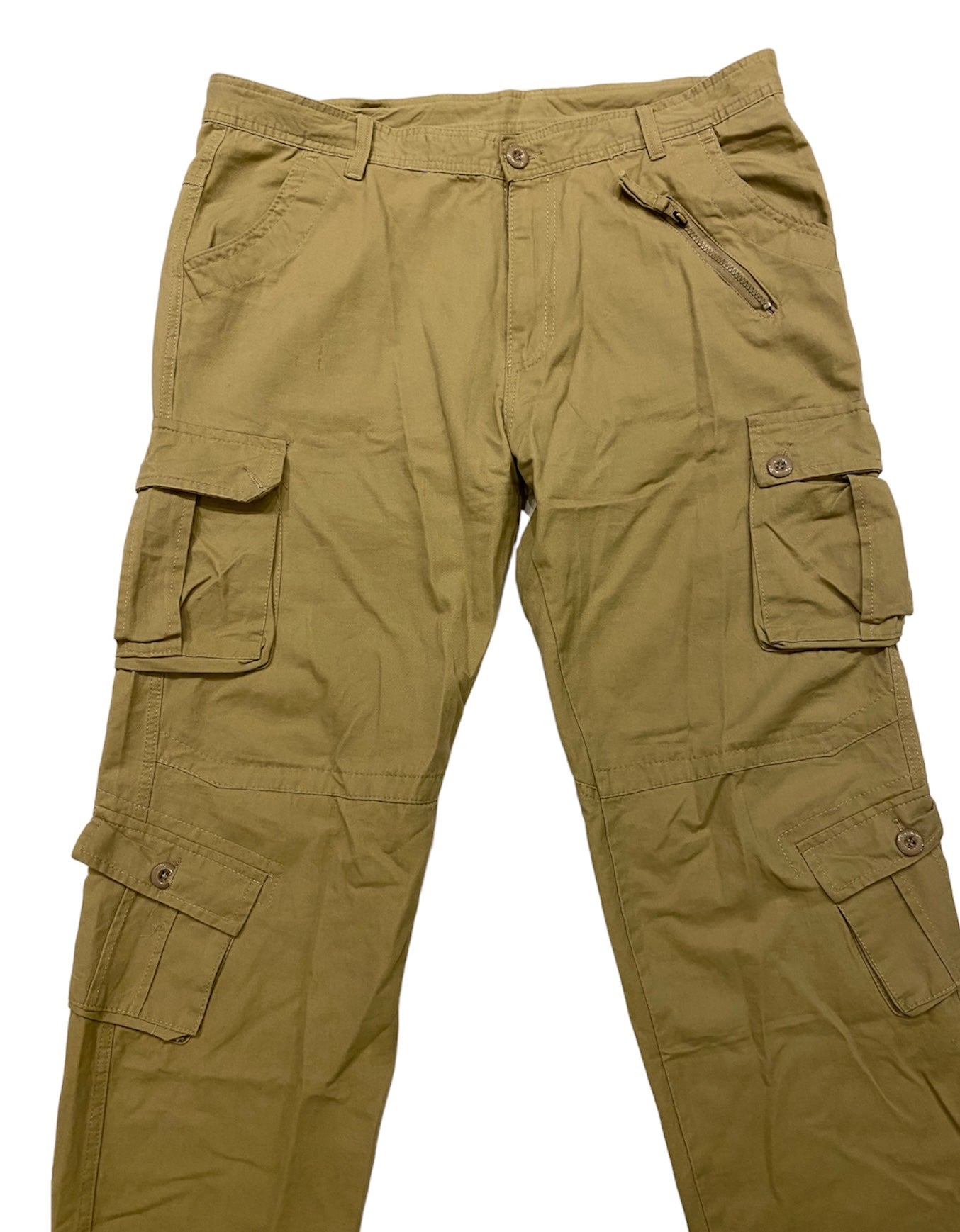 Multi-pocket vintage cargo pants