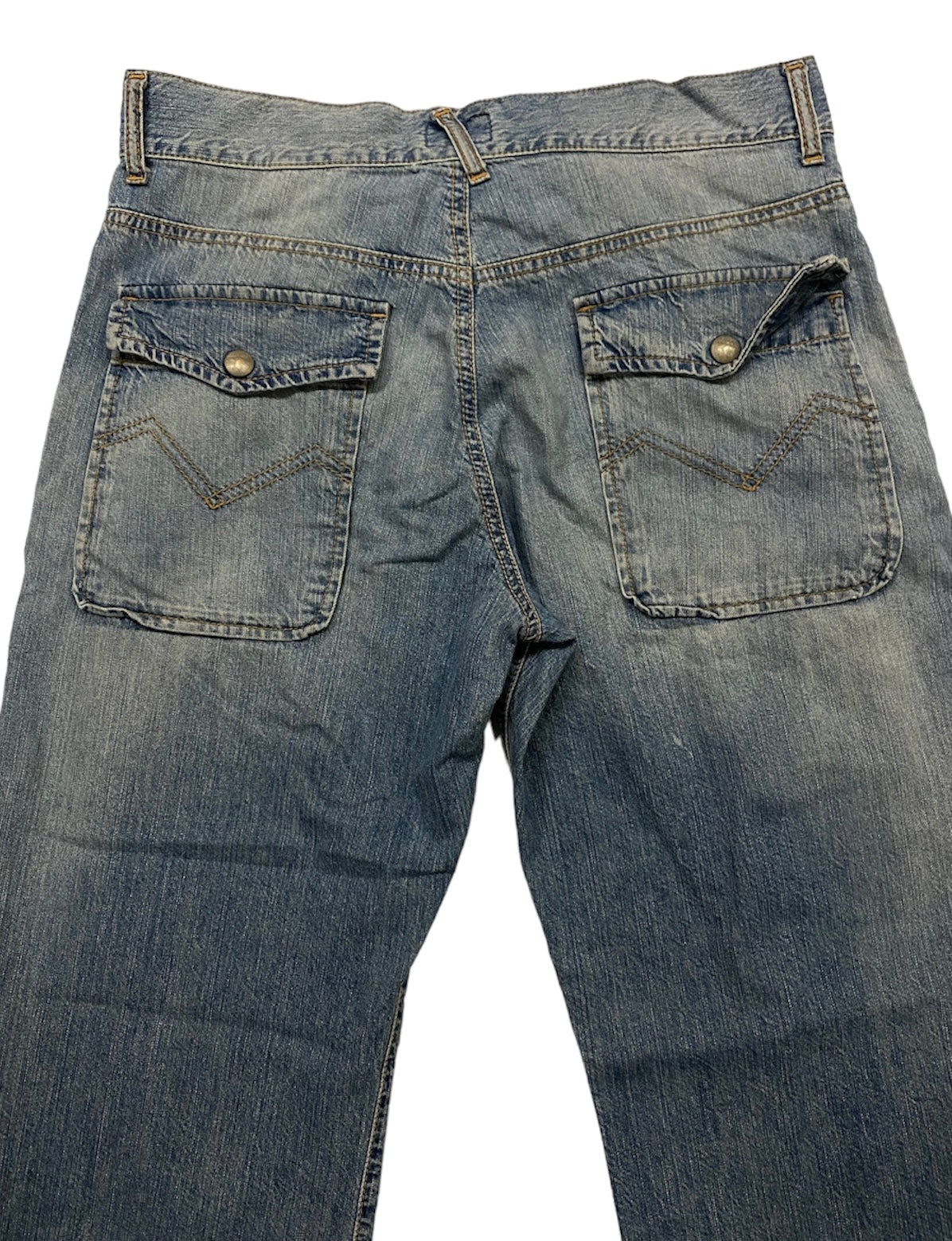 Energy vintage multi-pocket jeans