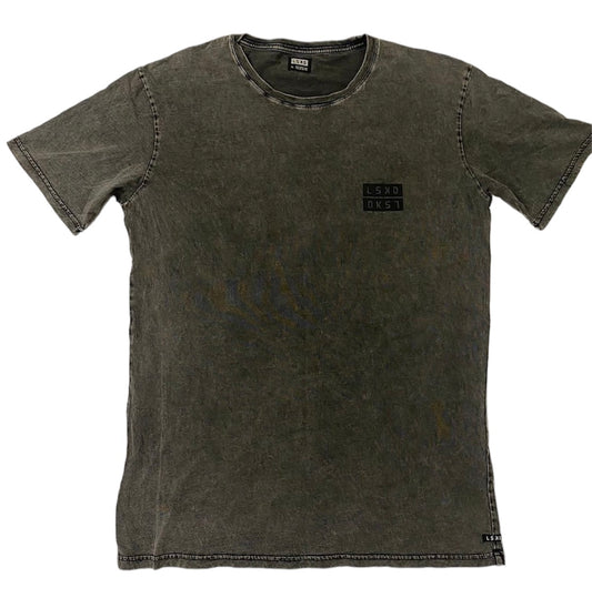 LSKD acid washed grey tee