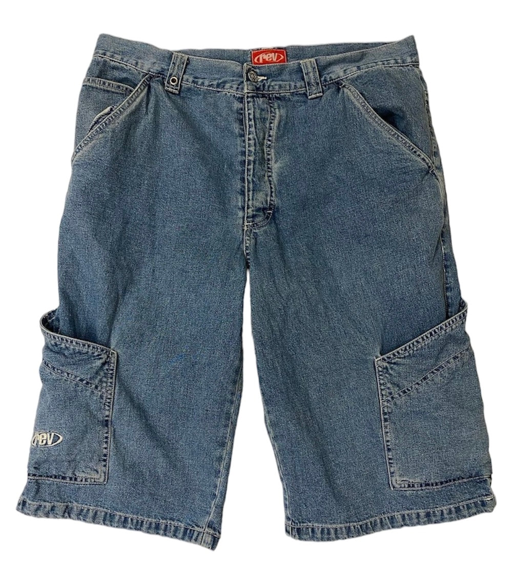 Rev blue denim jorts