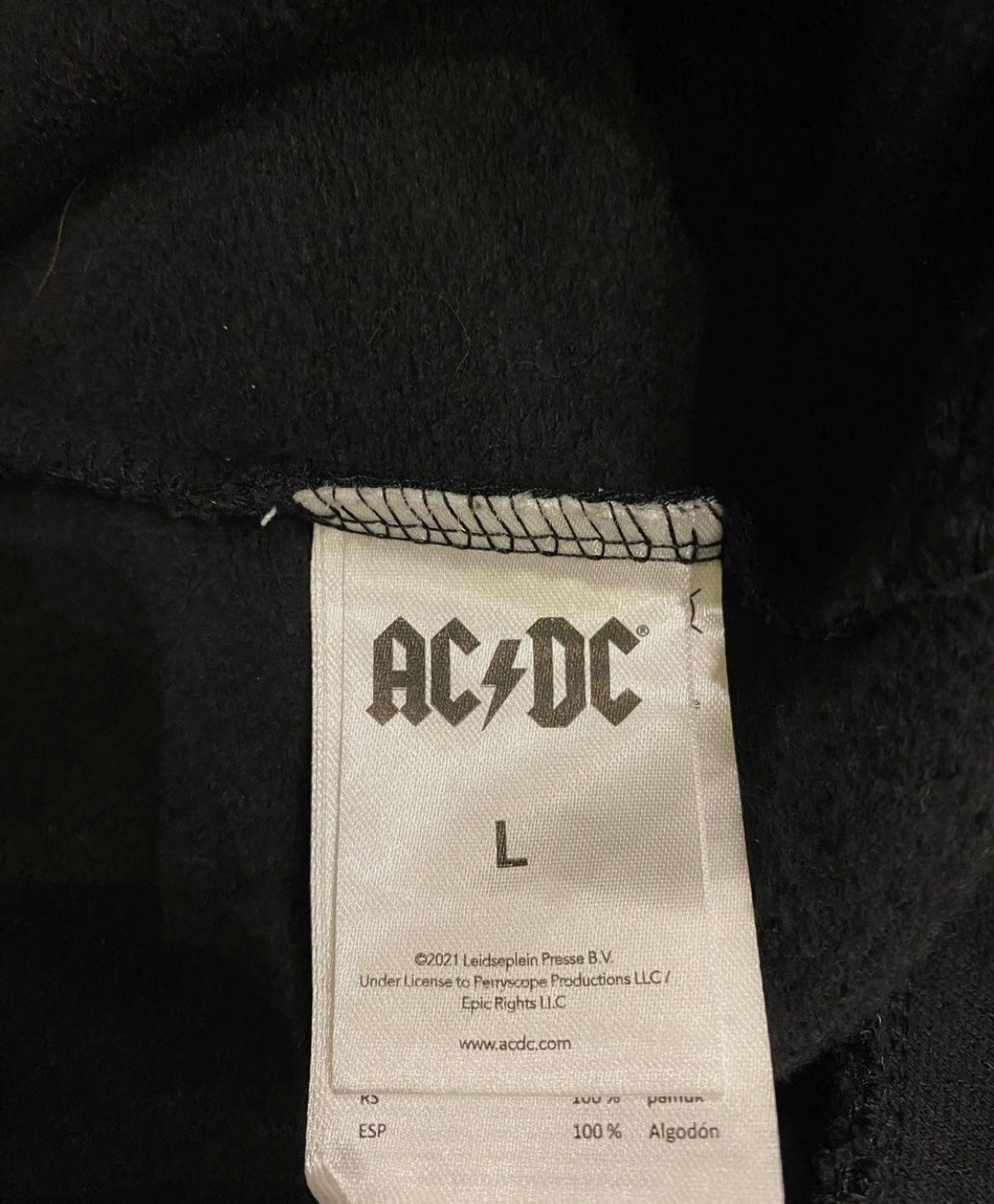 ACDC "let there be rock" hoodie