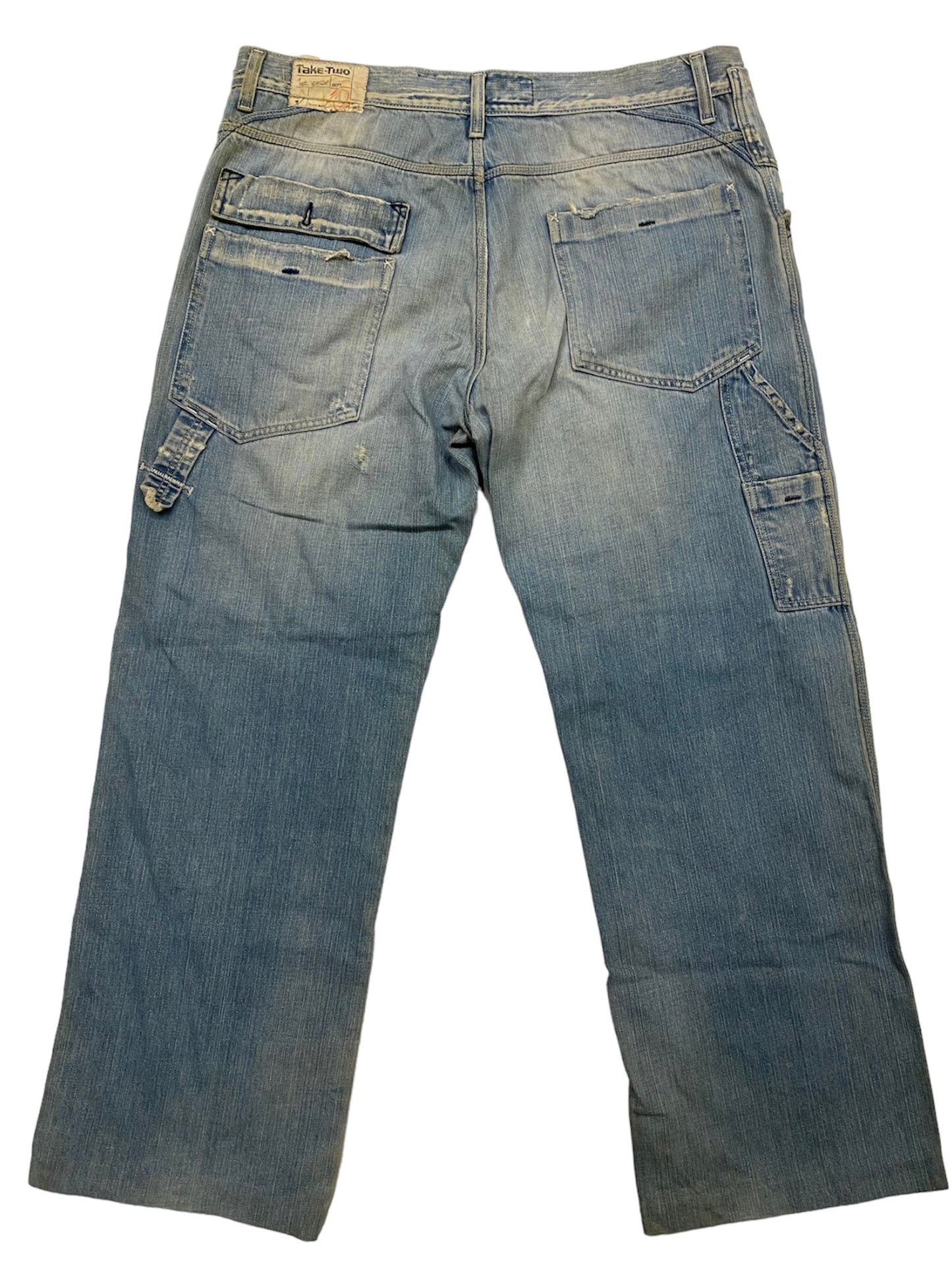 Take-Two 1st grade wide-leg carpenter jeans