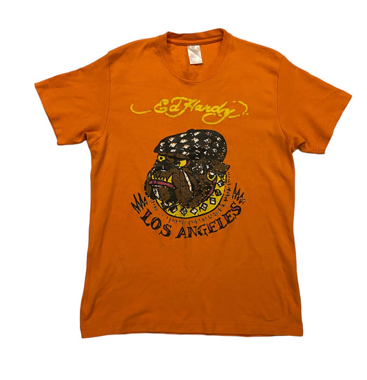 Ed hardy rhinestones Los Angeles tee