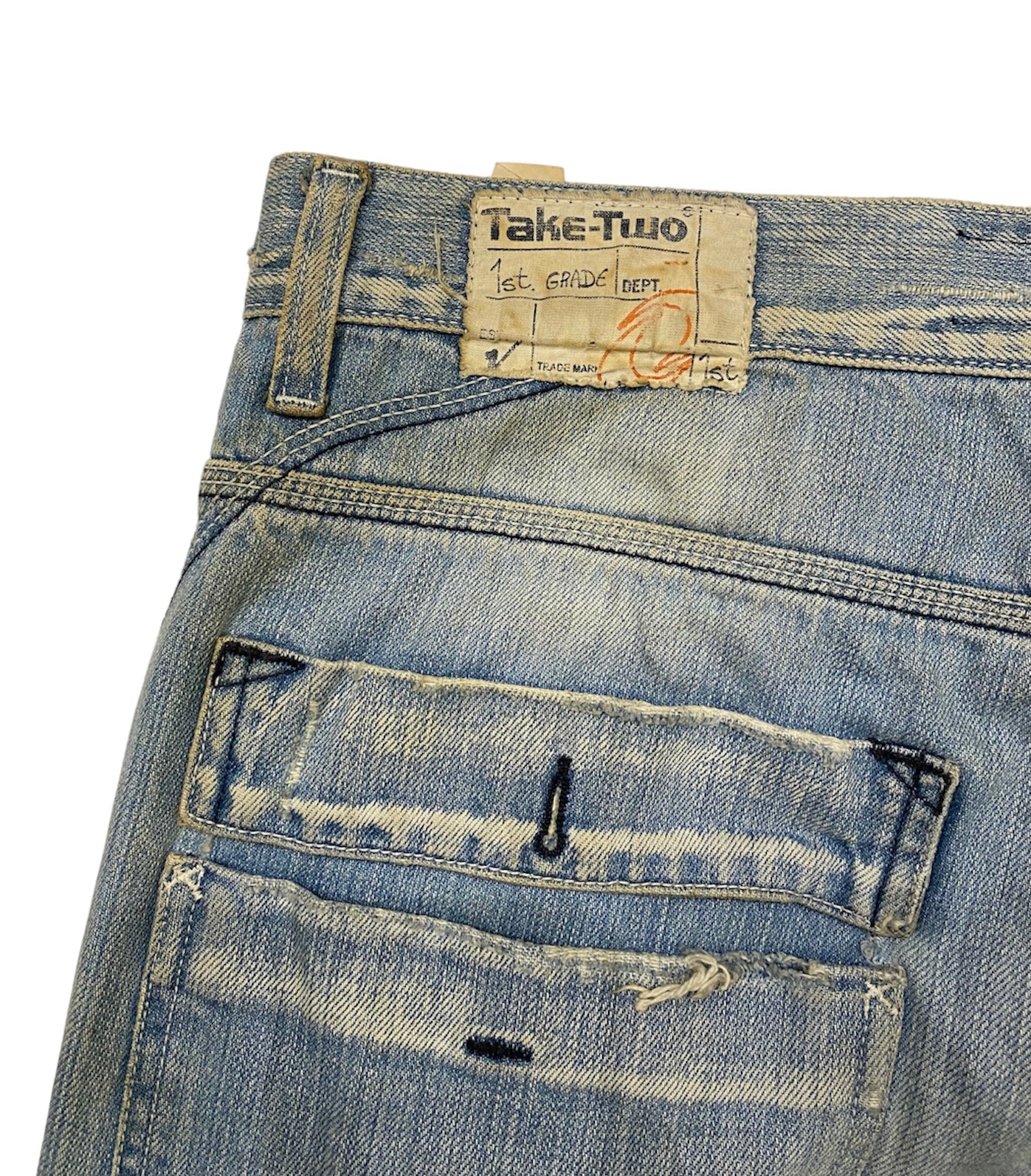 Take-Two 1st grade wide-leg carpenter jeans