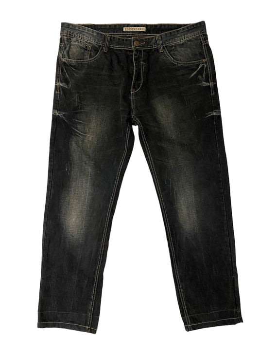 Leggendario washed denim jeans