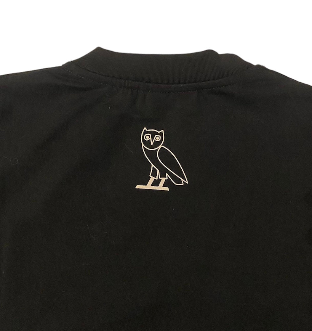 OVO × CLB Cherub owl angel wings tee